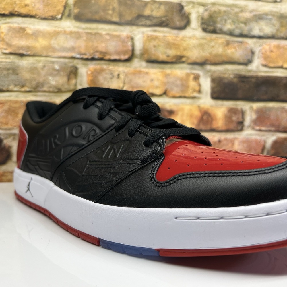 Nike Air Jordan NU Retro Low Black Varsity Red White Mens Size 10.5 - Picture 13 of 14